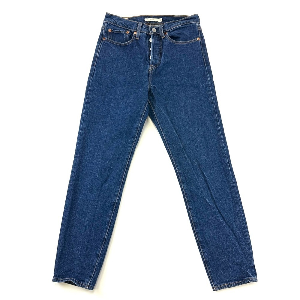 Levis ICON fit Wedgie Lifes Work Dark Wash womens ankle jeans 27 x 27 - Picture 6 of 15